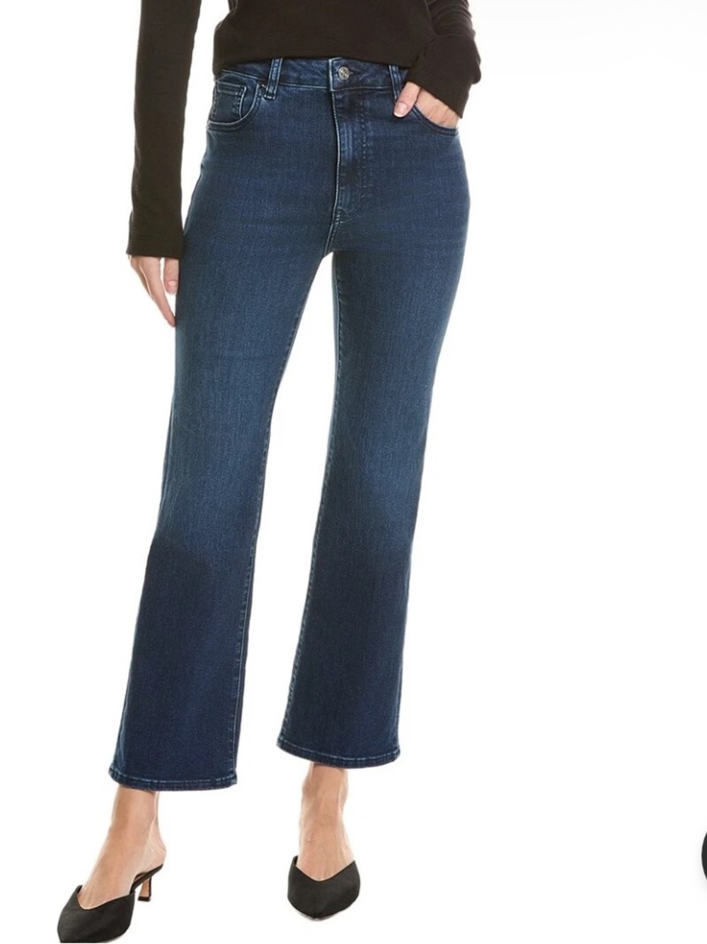 Frame Denim The Reboot Crop Dark Blue Jeans “Keepsake Wash” Size 28
